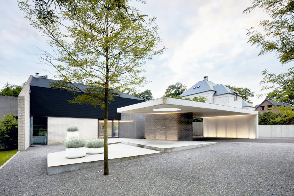 funiki architectuur carport Leuven